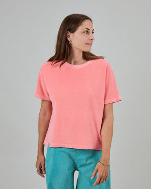 Terry oversize Tee Peach