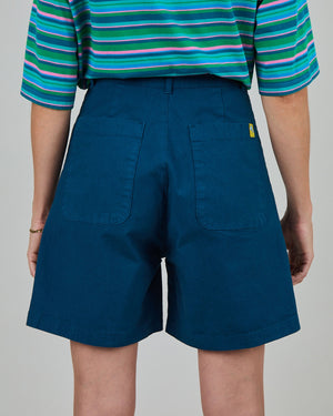 High Waist Shorts Blue