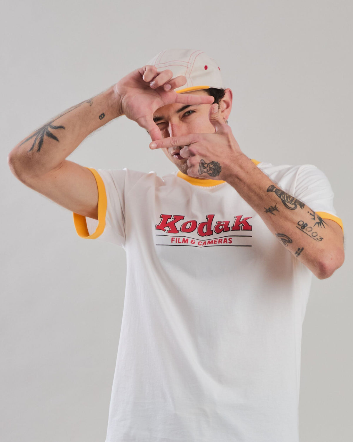 Kodak Retro FIlm Tshirt Ecru