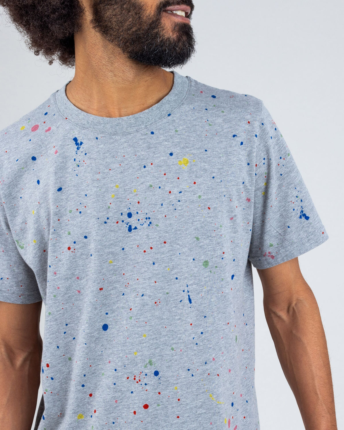 Splash Paint Tshirt Grey
