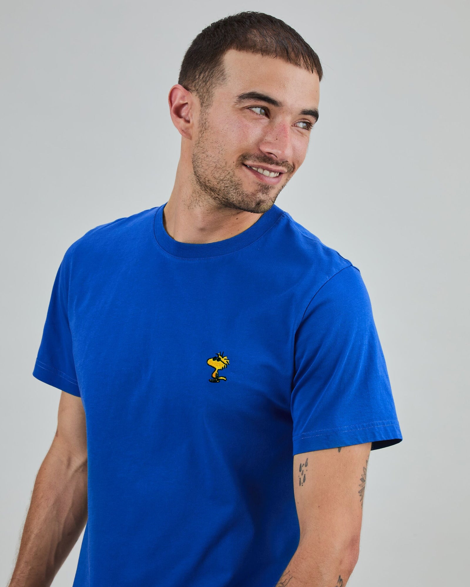 Peanuts Sunny Woodstock T-Shirt Klein Blue