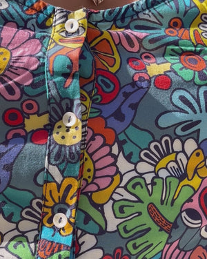 Asis Percales Tutti Frutti Strap Dress