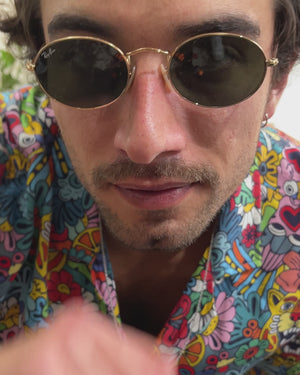 Asis Percales Tutti Frutti Aloha Shirt