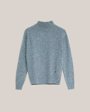 Sweater Perkins Neck Stone Blue