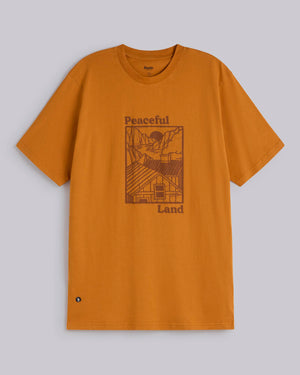 Peaceful Land T-Shirt Pumpkin