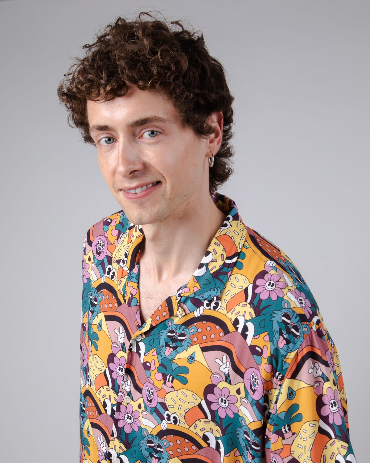 Yeye Weller Aloha Shirt Yellow