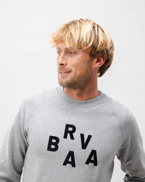 BRV Cotton Sweatshirt Grey Melange
