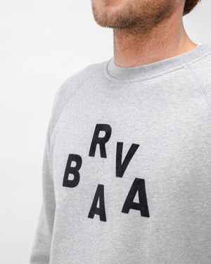 BRV Cotton Sweatshirt Grey Melange
