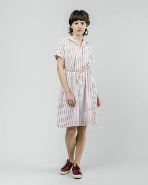 Downtown Stripe Shirt Dress